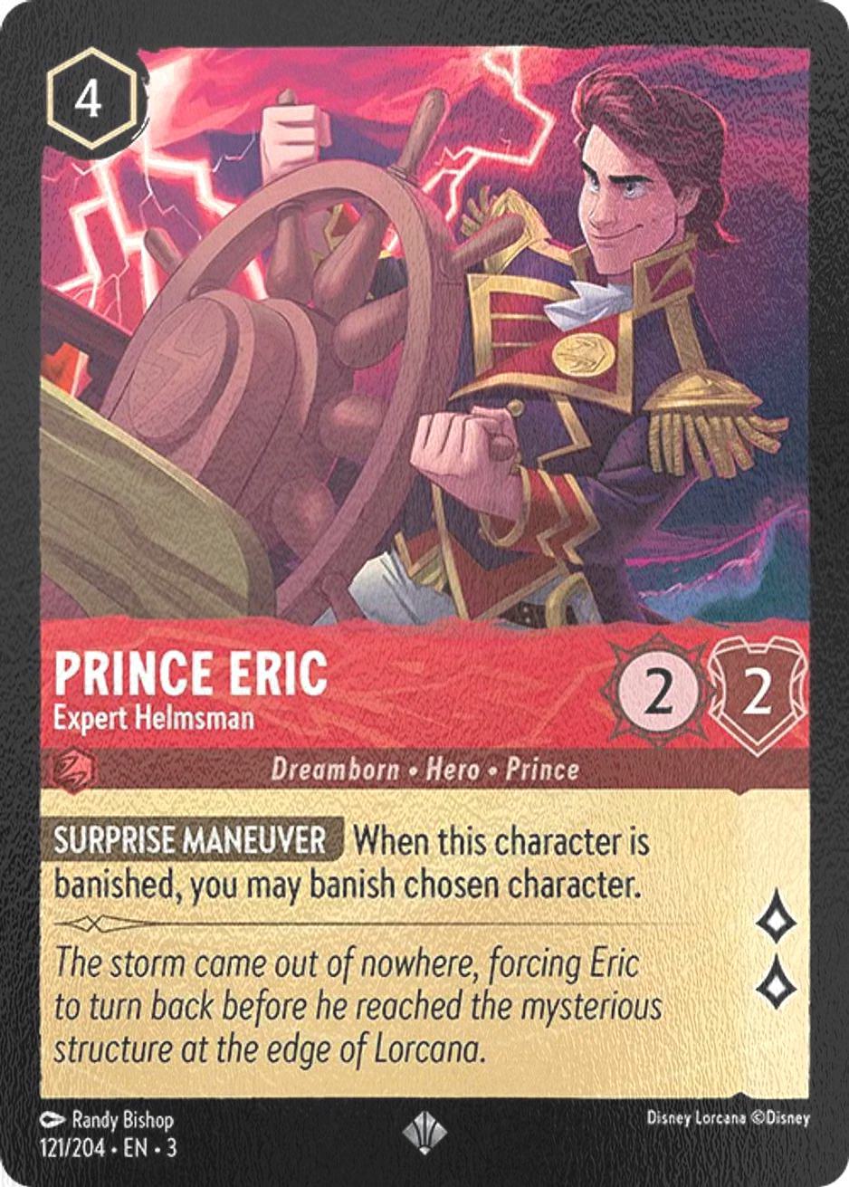 Prince Eric - Expert Helmsman - 121/204 [Into the Inklands] [Cold Foil]