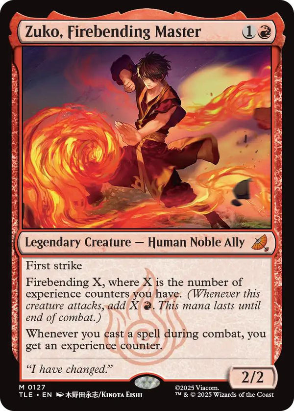 Zuko, Firebending Master [127] [Avatar: The Last Airbender Eternal] [Non-Foil]