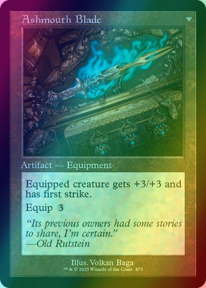Neglected Heirloom // Ashmouth Blade [473] [Retro Frame] [Innistrad Remastered] [Foil]