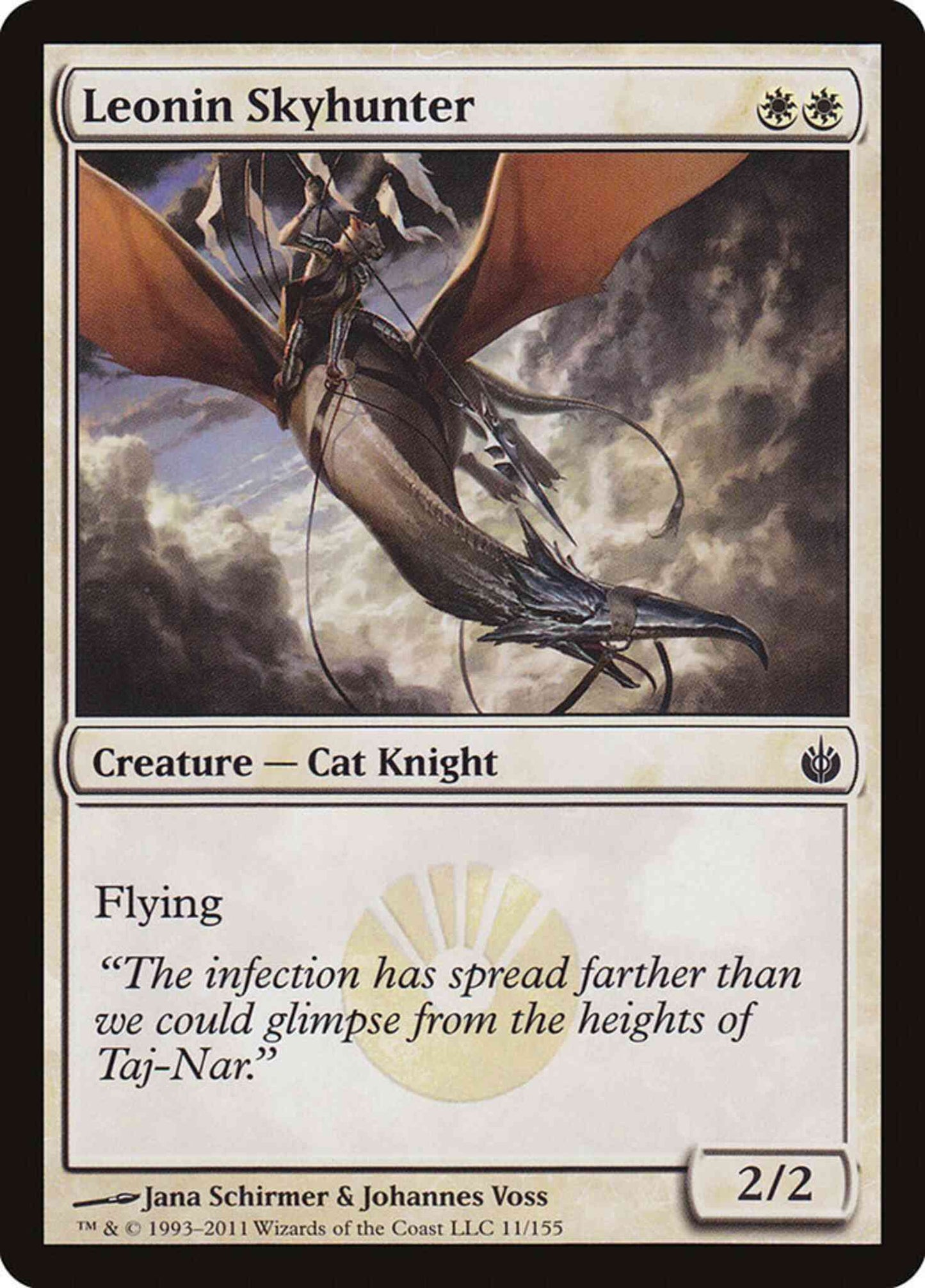 Leonin Skyhunter [11] [Mirrodin Besieged] [Non-Foil]
