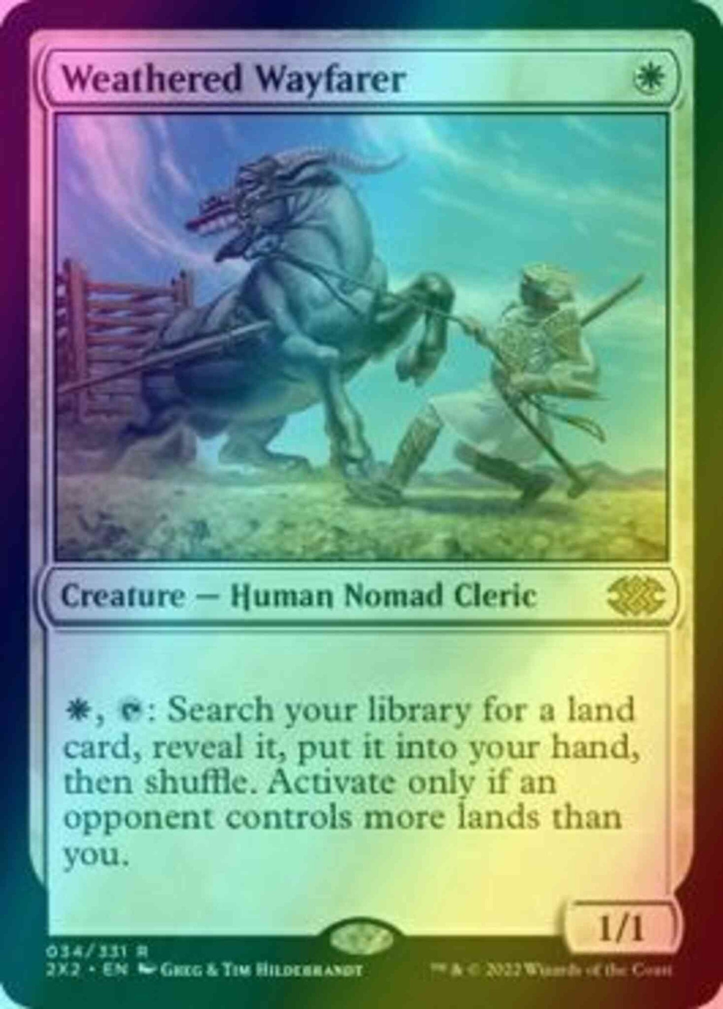 Weathered Wayfarer [34] [Double Masters 2022] [Foil]