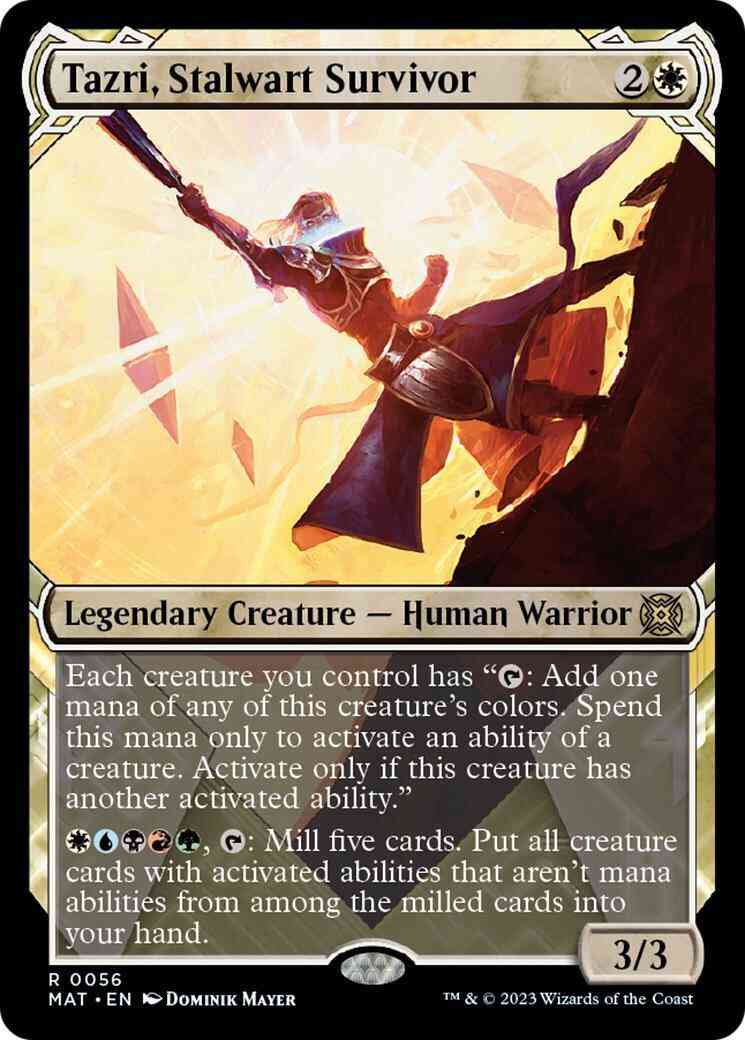 Tazri, Stalwart Survivor [56] [Planar Showcase] [March of the Machine: The Aftermath] [Non-Foil]