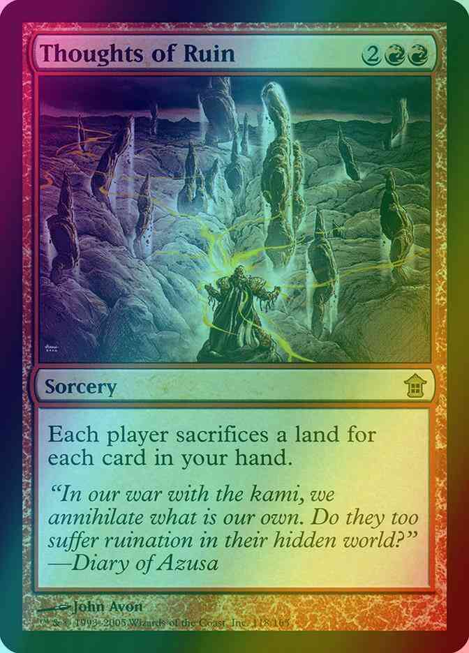 Thoughts of Ruin [118] [Saviors of Kamigawa] [Foil]