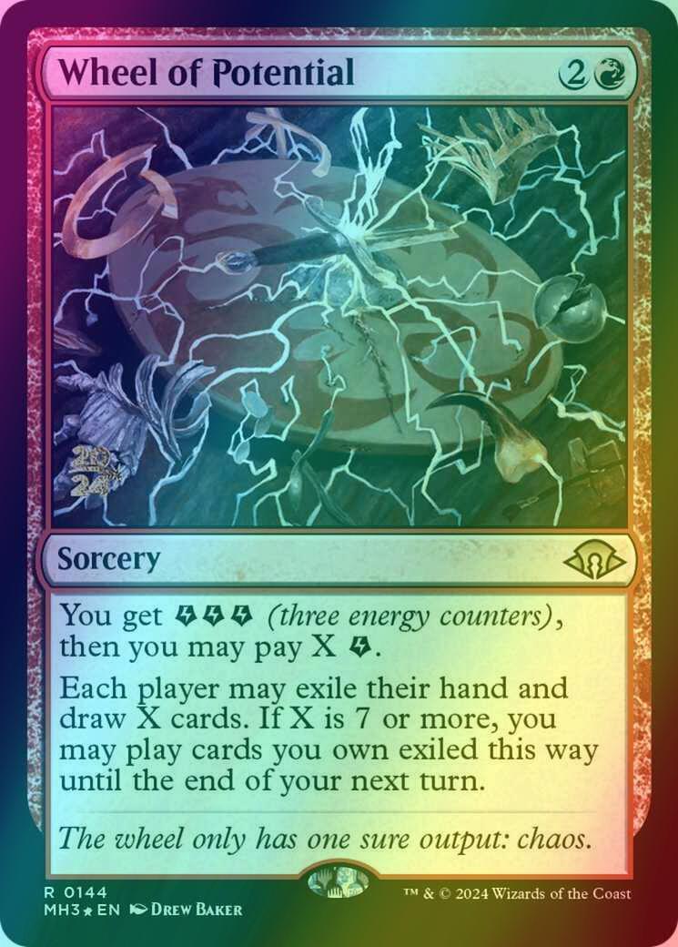 Wheel of Potential [144s] [Prerelease] [Modern Horizons 3: Promos] [Foil]