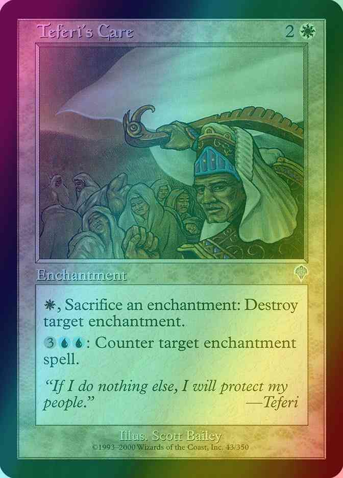 Teferi's Care [43] [Invasion] [Foil]