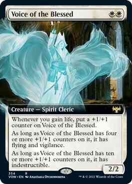 Voice of the Blessed [354] [Extended Art] [Innistrad: Crimson Vow] [Non-Foil]