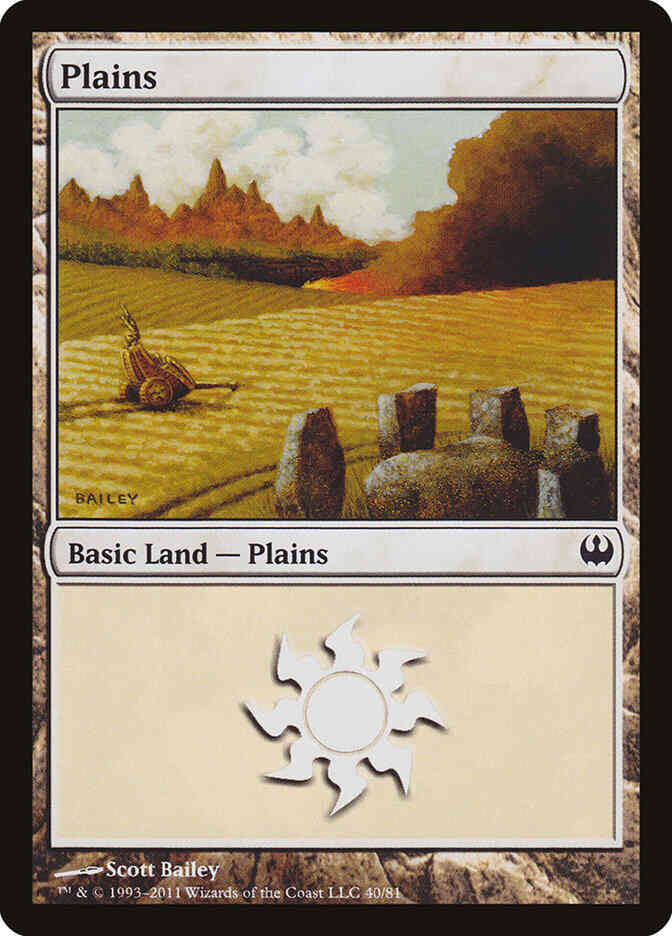 Plains [40] [Duel Decks: Knights vs. Dragons] [Non-Foil]