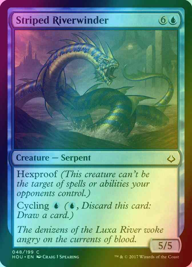 Striped Riverwinder [48] [Hour of Devastation] [Foil]