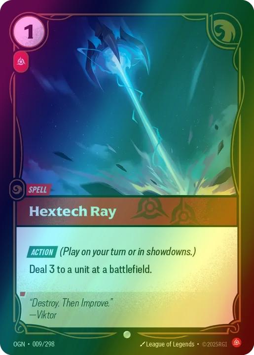 Hextech Ray - 009/298 [Origins] [Foil]