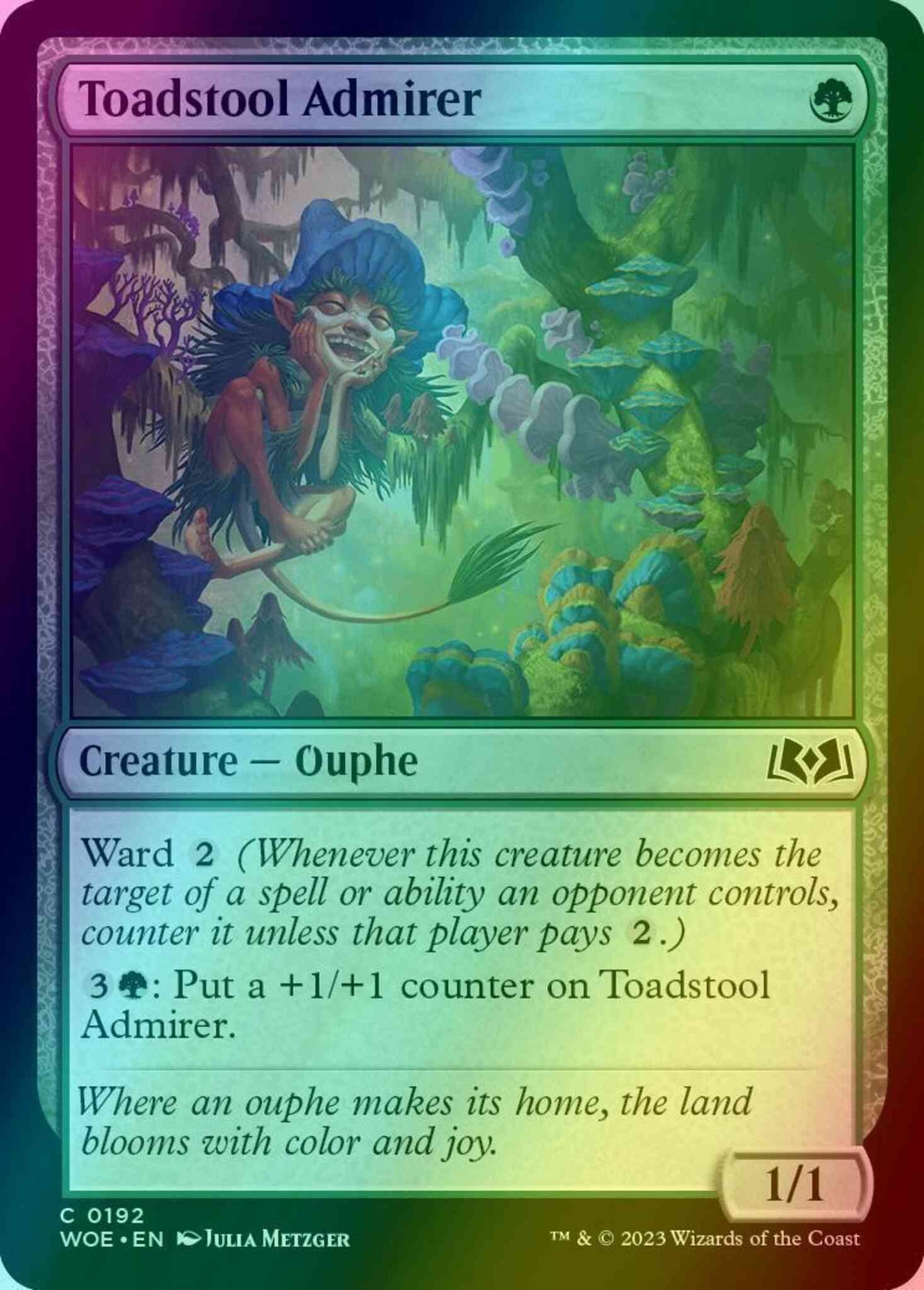 Toadstool Admirer [192] [Wilds of Eldraine] [Foil]
