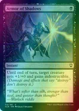 Armor of Shadows [112] [Commander Legends: Battle for Baldur's Gate] [Foil]