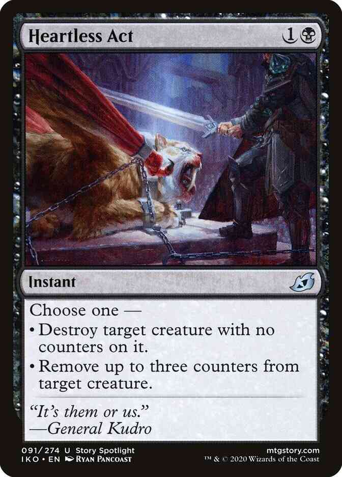Heartless Act [91] [Ikoria: Lair of Behemoths] [Non-Foil]