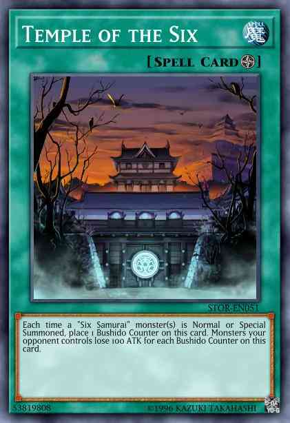 Temple of the Six - STOR-EN051 - Super Rare - 1st Edition
