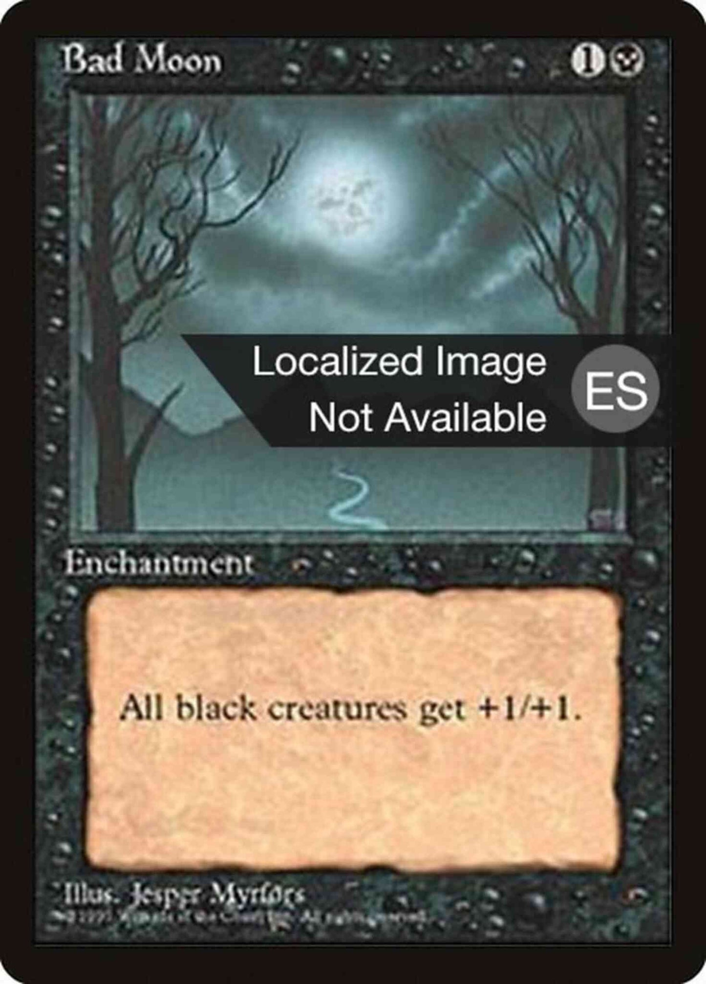 Bad Moon - Korean [120] [Fourth Edition Black Border: Korean] [Non-Foil]