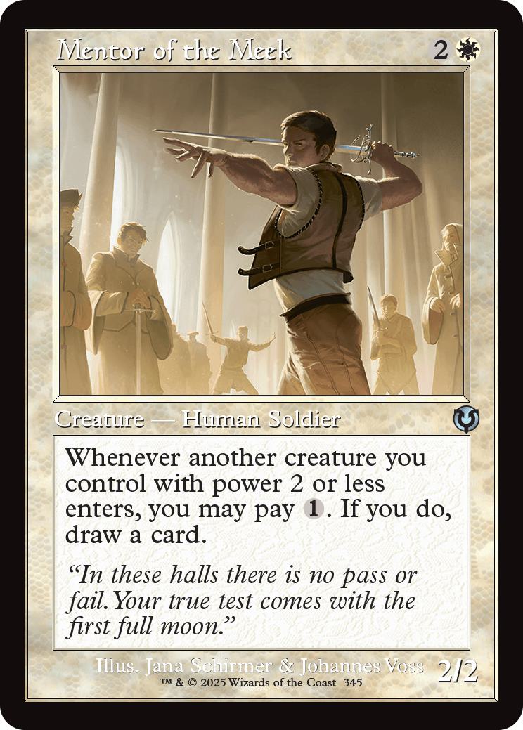 Mentor of the Meek [345] [Retro Frame] [Innistrad Remastered] [Non-Foil]