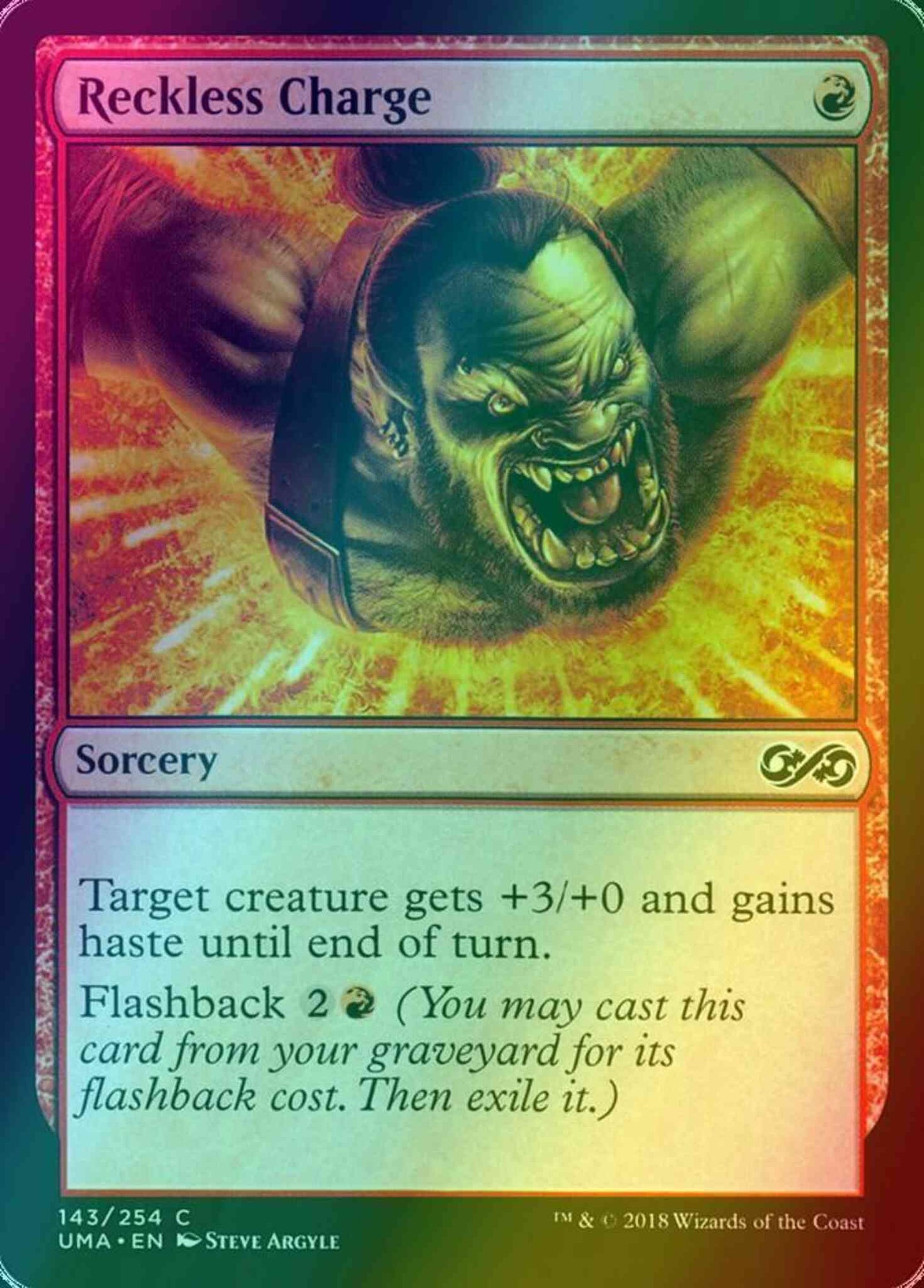 Reckless Charge [143] [Ultimate Masters] [Foil]