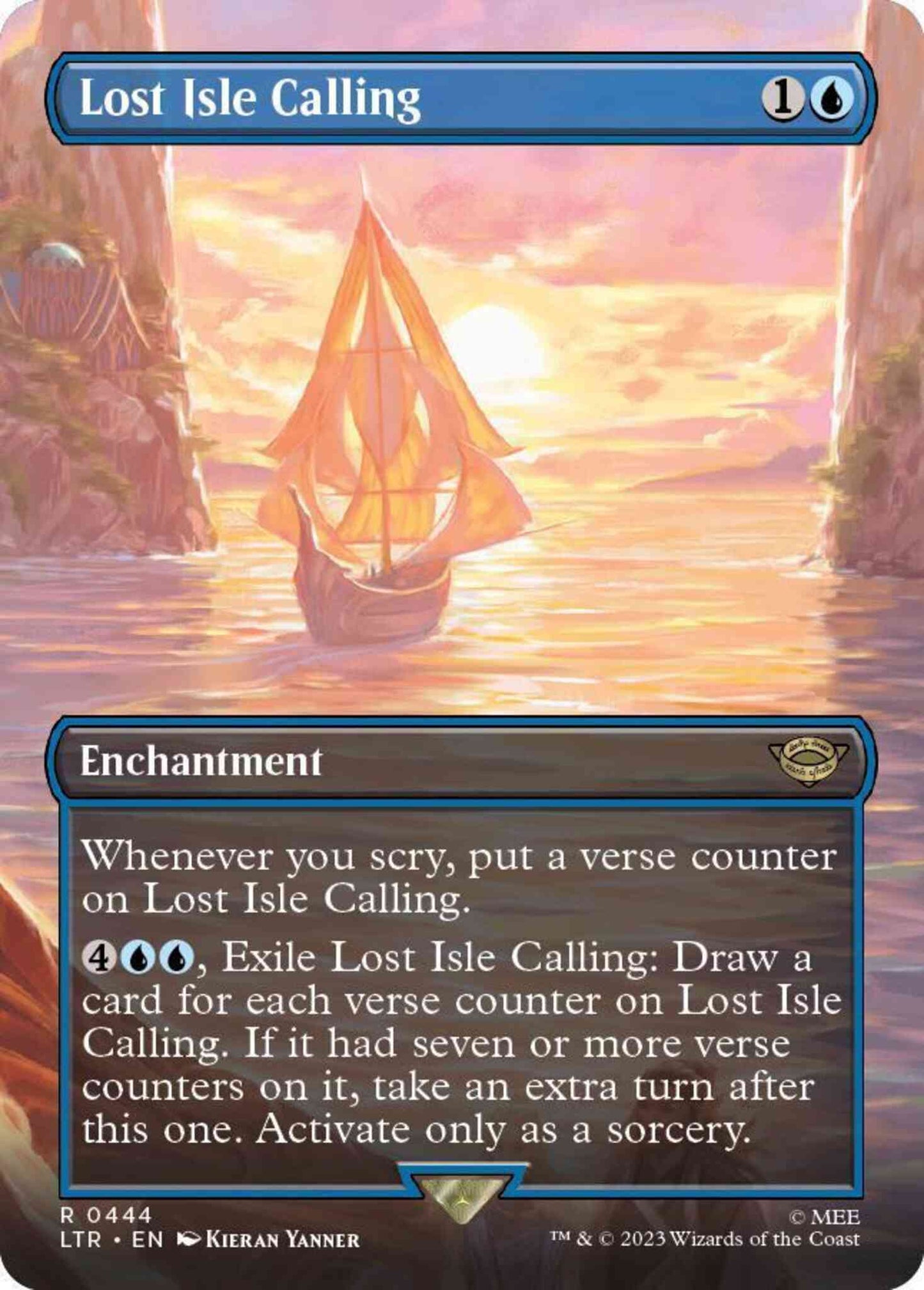 Lost Isle Calling [444] [Borderless] [The Lord of the Rings: Tales of Middle-earth] [Non-Foil]