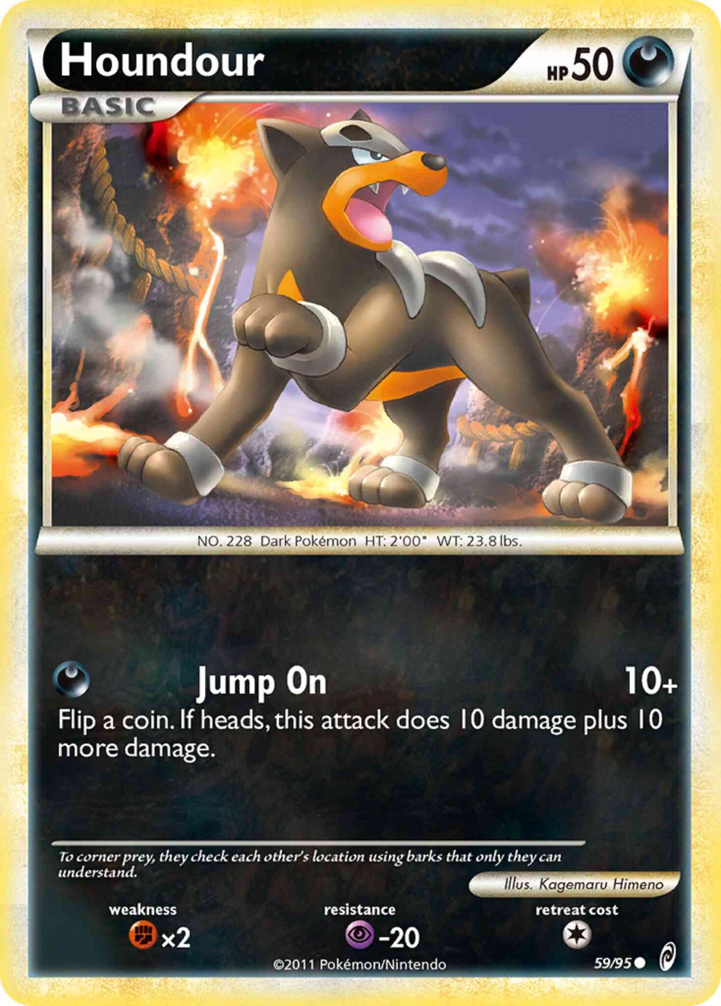 Houndour - 59/95 - Common [col1-59] [Non-Holo]