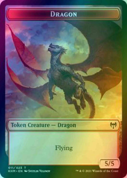 Dragon Token (11) // Treasure Token (19) [Kaldheim Tokens] [Foil]