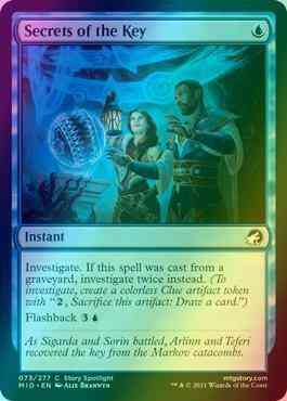Secrets of the Key [73] [Innistrad: Midnight Hunt] [Foil]