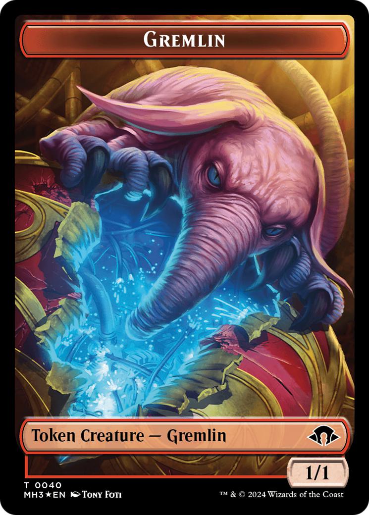 Copy Token (01) // Gremlin Token (40) [Modern Horizons 3: Tokens] [Non-Foil/Ripple Foil]