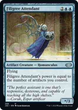 Filigree Attendant [298] [Jumpstart 2022] [Non-Foil]