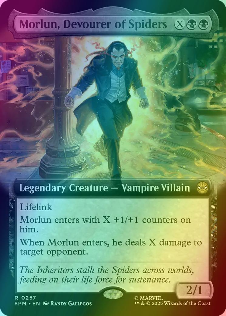 Morlun, Devourer of Spiders [257] [Extended Art] [Marvel's Spider-Man] [Foil]