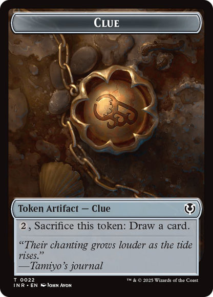 Clue Token (22) // Eldrazi Horror Token (01) [Innistrad Remastered: Tokens] [Non-Foil]