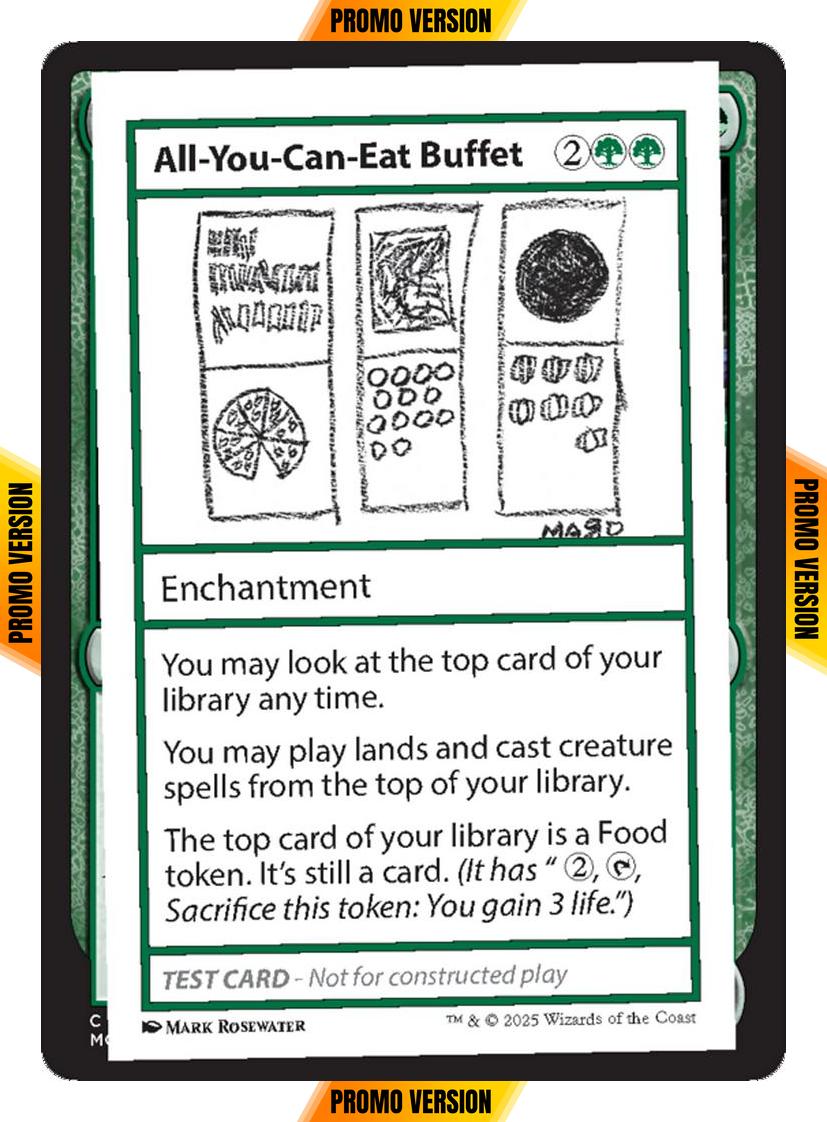 All-You-Can-Eat Buffet [8] [Playtest Card] [MagicFest 2025] [Non-Foil]