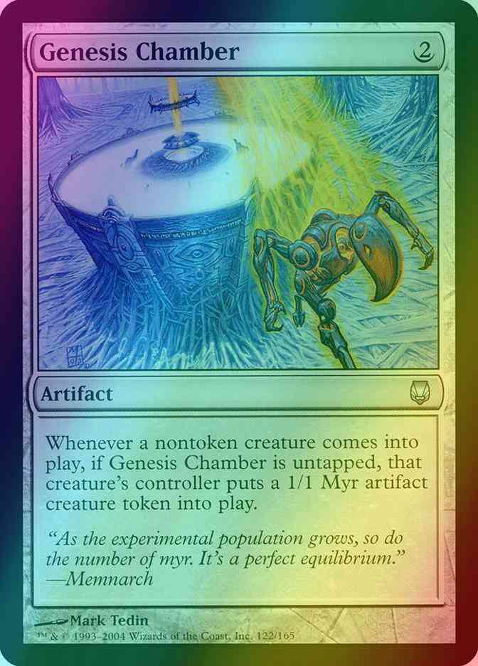Genesis Chamber [122] [Darksteel] [Foil]