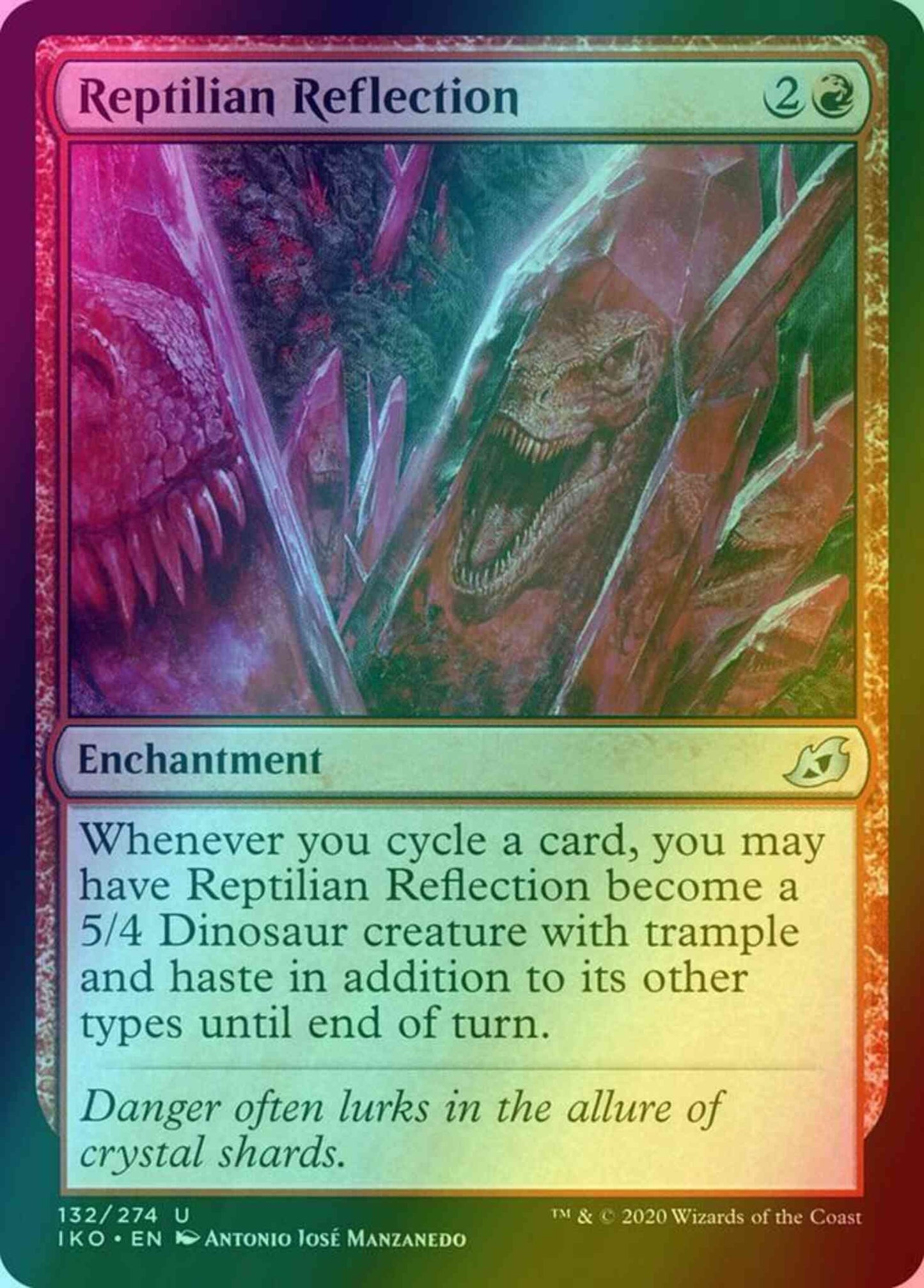 Reptilian Reflection [132] [Ikoria: Lair of Behemoths] [Foil]