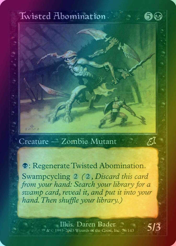 Twisted Abomination [76] [Scourge] [Foil]