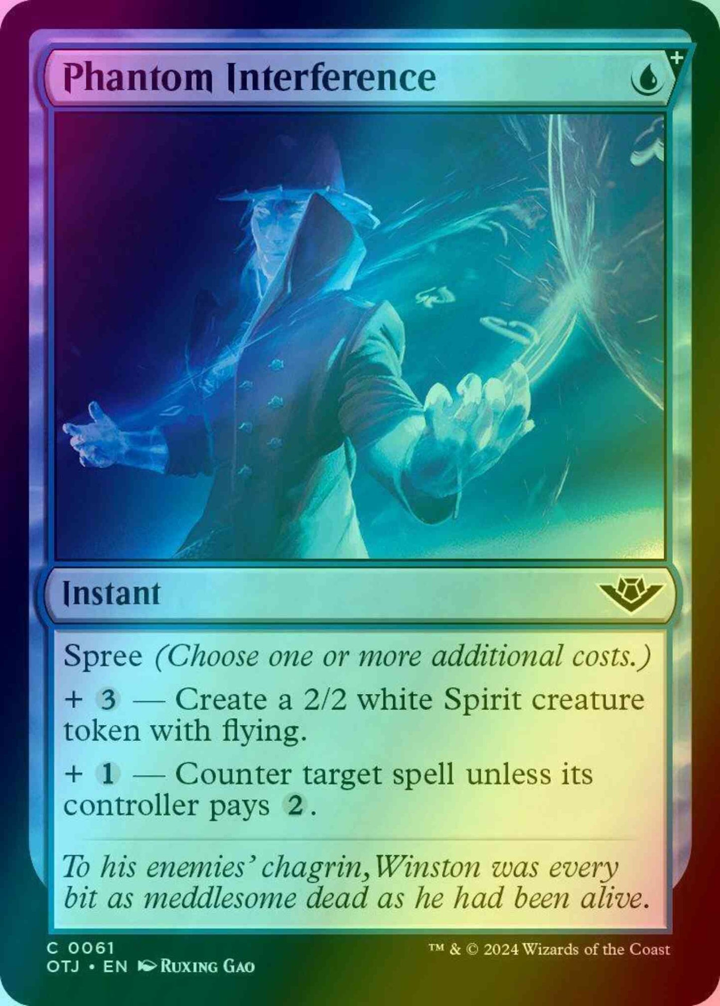 Phantom Interference [61] [Outlaws of Thunder Junction] [Foil]