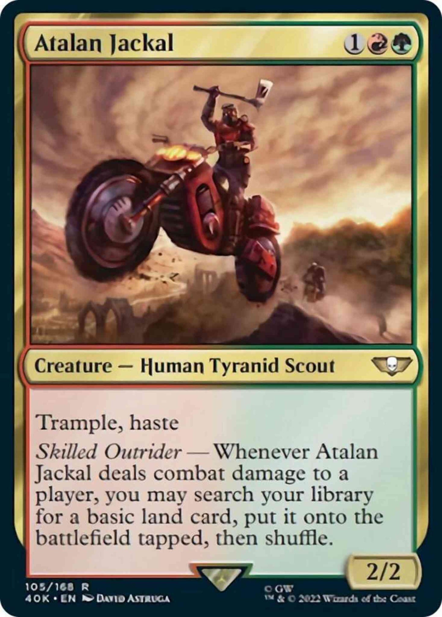 Atalan Jackal [105] [Universes Beyond: Warhammer 40,000] [Non-Foil]