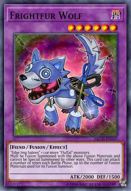 Frightfur Wolf - NECH-EN047 - Rare - 1st Edition