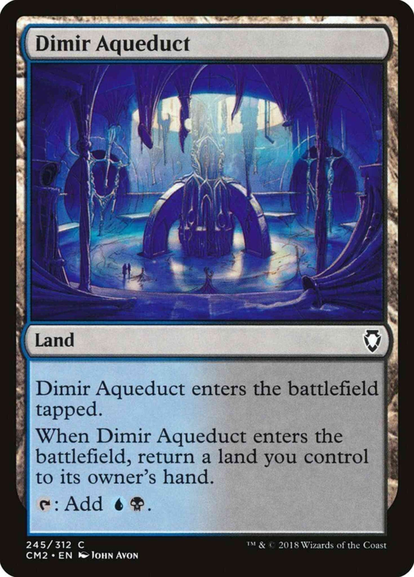 Dimir Aqueduct [245] [Commander Anthology Volume II] [Non-Foil]