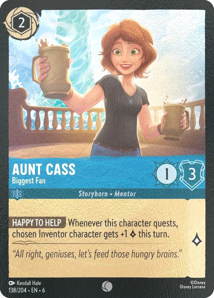 Aunt Cass - Biggest Fan - 138/204 [Azurite Sea] [Cold Foil]