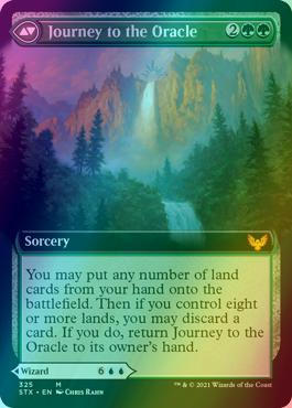 Jadzi, Oracle of Arcavios // Journey to the Oracle [325] [Extended Art] [Strixhaven: School of Mages] [Foil]