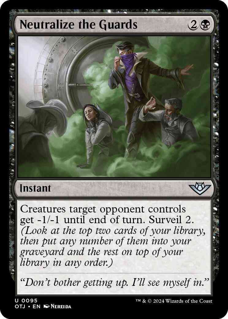 Neutralize the Guards [95] [Outlaws of Thunder Junction] [Non-Foil]
