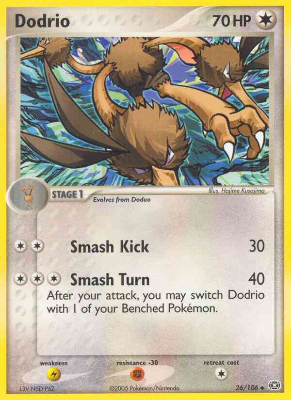 Dodrio - 26/106 - Uncommon [ex9-26] [Non-Holo]