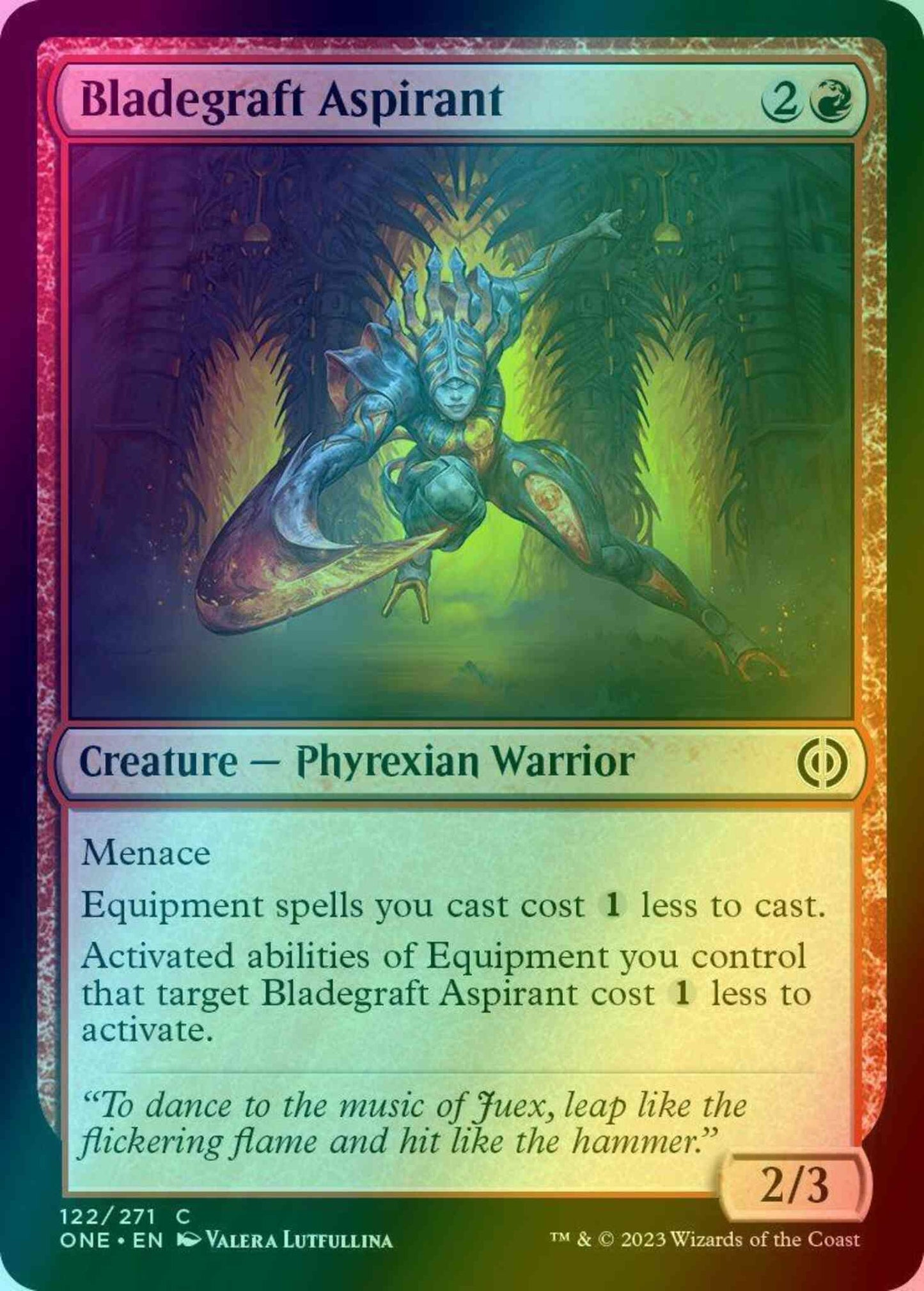 Bladegraft Aspirant [122] [Phyrexia: All Will Be One] [Foil]