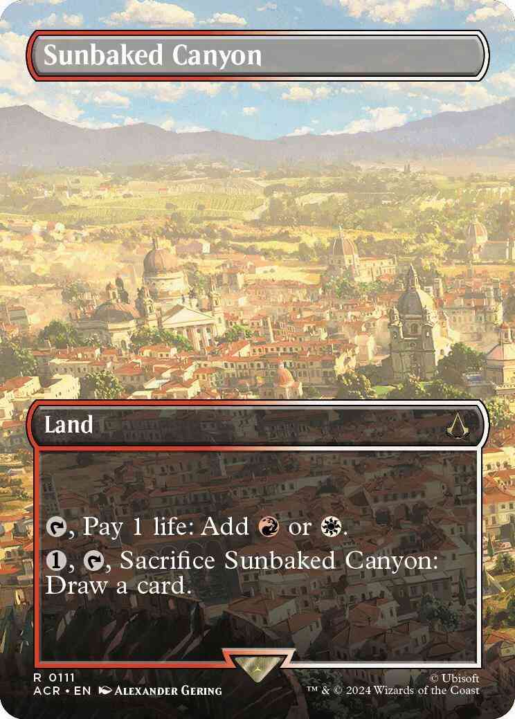 Sunbaked Canyon [111] [Borderless] [Assassin's Creed] [Non-Foil]