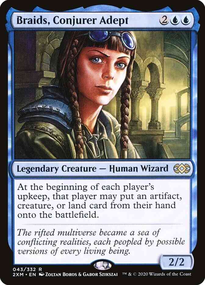 Braids, Conjurer Adept [43] [Double Masters] [Non-Foil]