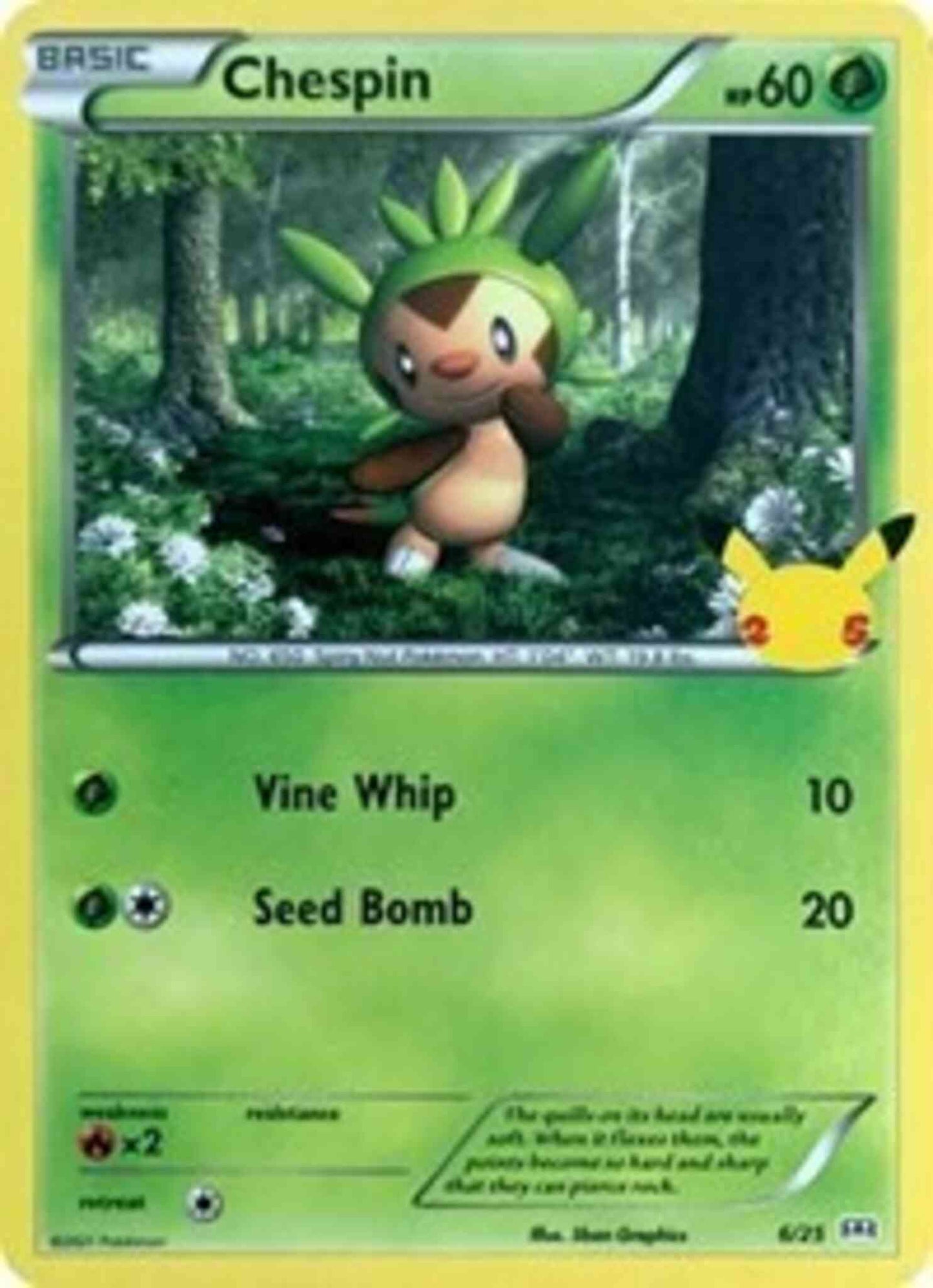 Chespin - McDonald's 25th Anniversary - 6/25 - Promo [mcd21-6] [Non-Holo]