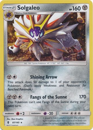 Solgaleo - 87/145 - Shattered Holo Rare [Holo]