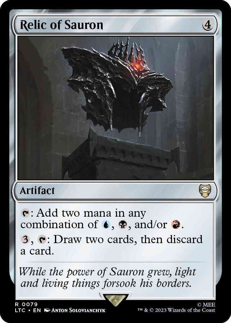 Relic of Sauron [79] [The Lord of the Rings: Tales of Middle-earth: Commander] [Non-Foil]