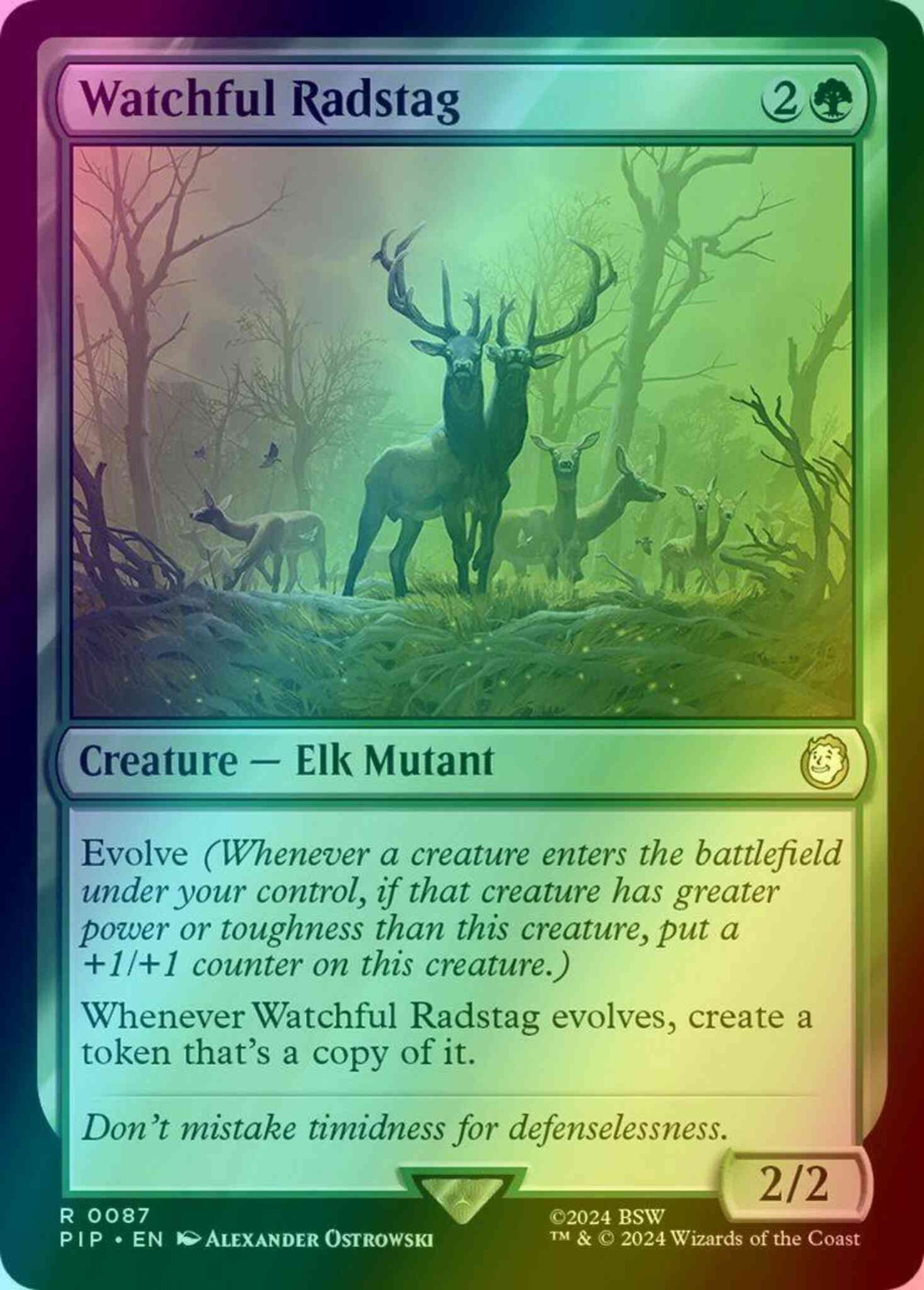Watchful Radstag [87] [Fallout] [Foil]