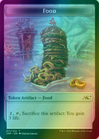 Food Token (11) // Squirrel Token (08) [Unfinity: Tokens] [Foil]