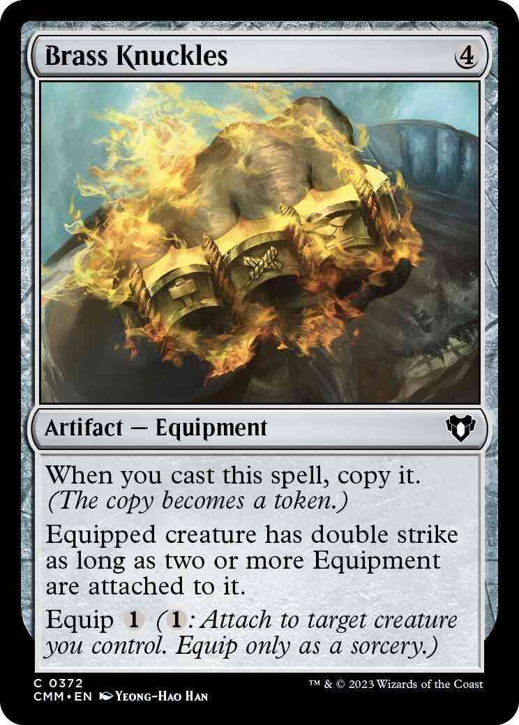 Brass Knuckles [372] [Commander Masters] [Non-Foil]