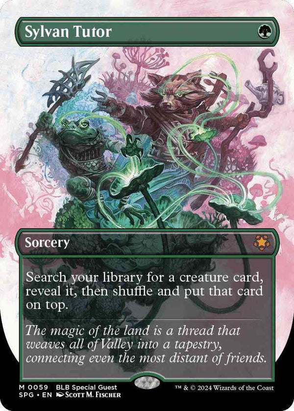 Sylvan Tutor [59] [Borderless] [Special Guests] [Non-Foil]